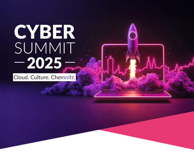 Titelgrafik CYBER SUMMIT 2025 für mobile Ansicht